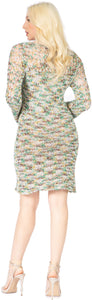 Crochet Variegated Color Coverup Dress Vertigo