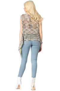 Hankerchief Tank Sweater Top Vertigo