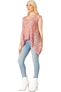 Hankerchief Tank Sweater Top Vertigo