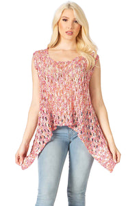 Hankerchief Tank Sweater Top Vertigo