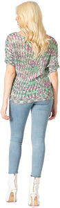 Crochet Yoke Coverup Top With Fringe Vertigo