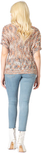 Crochet Yoke Coverup Top With Fringe Vertigo