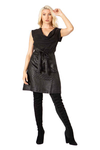 Brush Woven Jacquard Quilted Dress Vertigo 