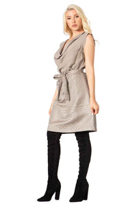 Brush Woven Jacquard Quilted Dress Vertigo 