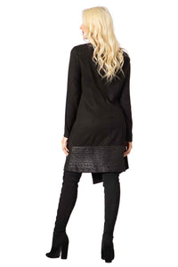 Brushed Woven Jacquard Quilted Wrap Dress Vertigo 