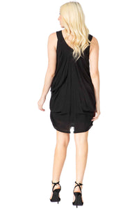 V-Neck Sleeveless Oversized Dress Vertigo 