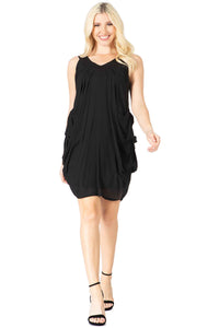 V-Neck Sleeveless Oversized Dress Vertigo 