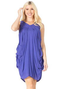 V-Neck Sleeveless Oversized Dress Vertigo 