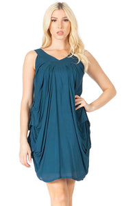 V-Neck Sleeveless Oversized Dress Vertigo 