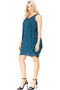 V-Neck Sleeveless Oversized Dress Vertigo 
