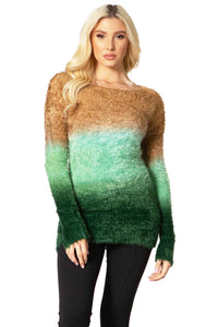Dreamy Ombre Pullover Sweater Vertigo