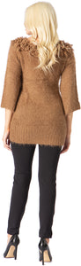 Eccentric Loop Fringe Sweater Vertigo