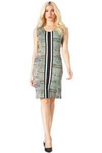 Print Bodycon Tank Dress Vertigo 