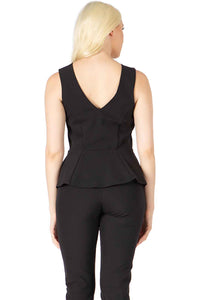 Lovesome Peplum Top Vertigo Collection