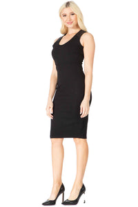 Temptress Ponte Back Zipper Tank Dress Vertigo Collection