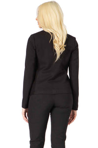 Rush Double Breasted Notch Collar Blazer Vertigo