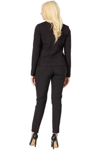Rush Double Breasted Notch Collar Blazer Vertigo