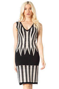Flame Thrower Sweater Dress Vertigo Collection