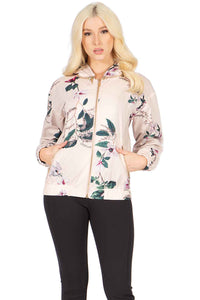 Mauve Garden Hooded Jacket Vertigo Collection