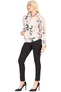 Mauve Garden Hooded Jacket Vertigo Collection