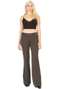 Mid Rise Vertigo Buckled Trousers Vertigo 