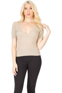 Trompe l'oeil Sparkle Top Vertigo