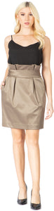 Majestic Sateen Suit Skirt Vertigo Collection