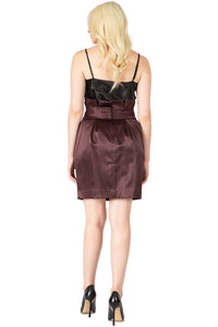Majestic Sateen Suit Skirt Vertigo Collection