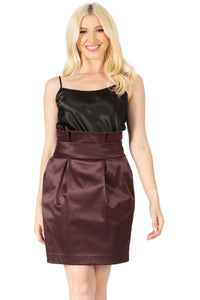 Majestic Sateen Suit Skirt Vertigo Collection
