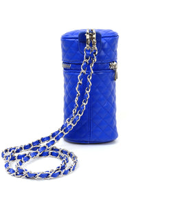 Half Moon Quilted Cylinder Shoulder Bag Vertigo