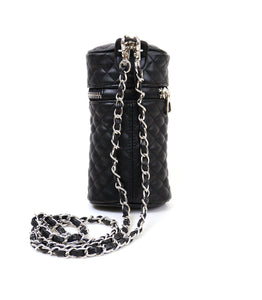 Half Moon Quilted Cylinder Shoulder Bag Vertigo