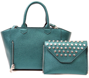 Tabitha Studded Satchel Vertigo