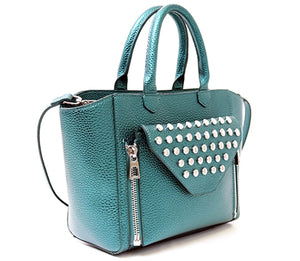 Tabitha Studded Satchel Vertigo
