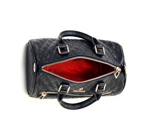 Madison Quilted Barrel Satchel freeshipping - Vertigo