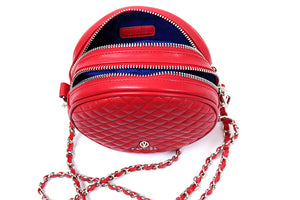 Mario Quilted Canteen Crossbody Bag Vertigo
